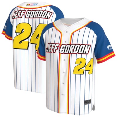 Jeff Gordon ProSphere Youth Baseball Fashion Jersey - White