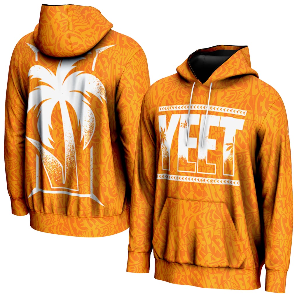 Jey Uso ProSphere Yeet Camo Pullover Hoodie - Orange