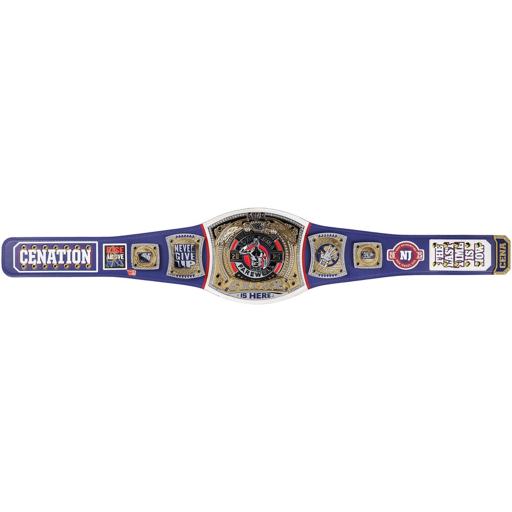 John Cena Autographed Farewell Tour 2025 SummerSlam Replica Title Belt ...