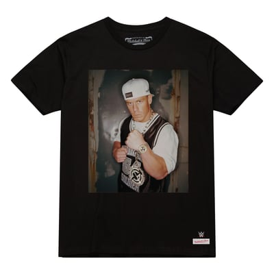 John Cena Mitchell & Ness Icon T-Shirt - Black