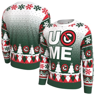  John Cena ProSphere Holiday Sweatshirt - White