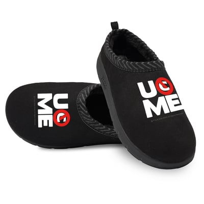 John Cena ISlide Unisex U Can't See Me Mission Slippers - Black