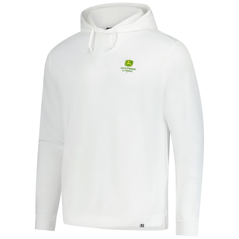 John Deere Classic FootJoy Lightweight Pullover Hoodie - White