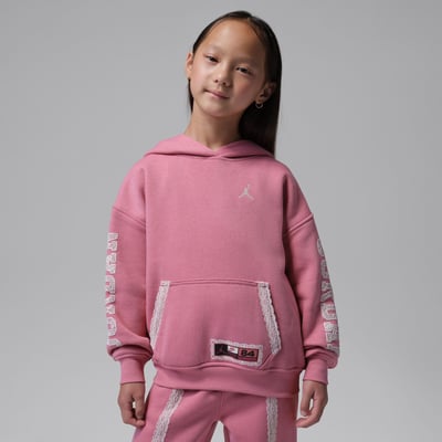  Jordan Brand Girls Preschool Girls Pullover Hoodie - Pink