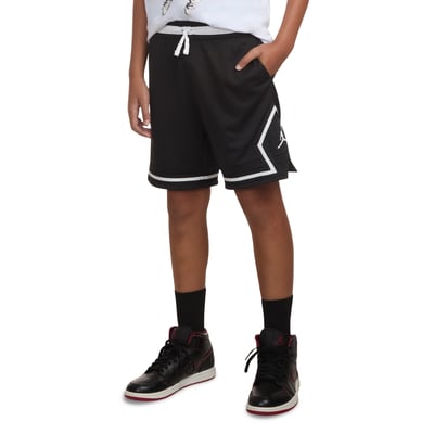  Jordan Brand Youth Sport Diamond Mesh Shorts - Black