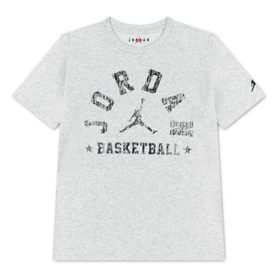  Jordan Brand Youth Sport Arch T-Shirt - Heather Gray