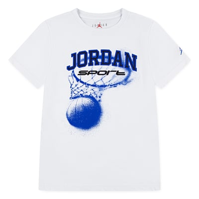  Jordan Brand Jordan Brand Youth Sports Hoops T-Shirt - White