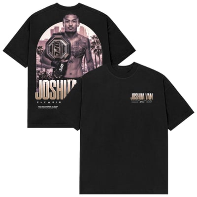 Joshua Van UFC 331 #AndStill Men's Flyweight Champion T-Shirt - Black