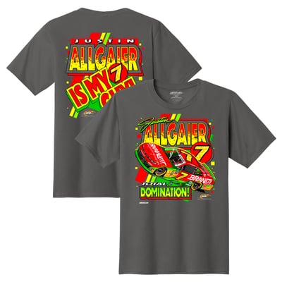 Justin Allgaier Classic Ink Brandt T-Shirt - Gray