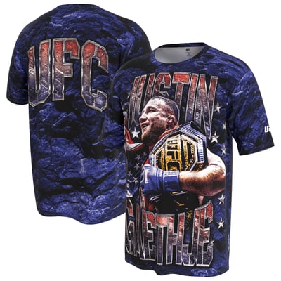 Justin Gaethje ProSphere UFC Lightweight Champion T-Shirt - Blue