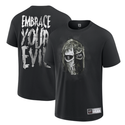 Kane WWE Be Afraid Retro T-Shirt - Black