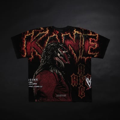 Kane Civil Regime x WWE Cross American Classic Oversized T-Shirt - Black