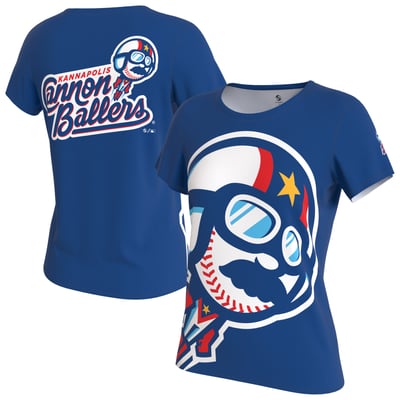 Kannapolis Cannon Ballers ProSphere Women's T-Shirt - Blue