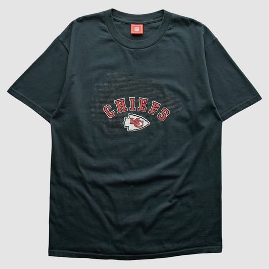 Kansas City Chiefs NFL 2000s T-Shirt - Black - L by Fanatics Real Vintage