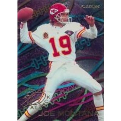 1995 Fleer Aerial Attack #3 Joe Montana