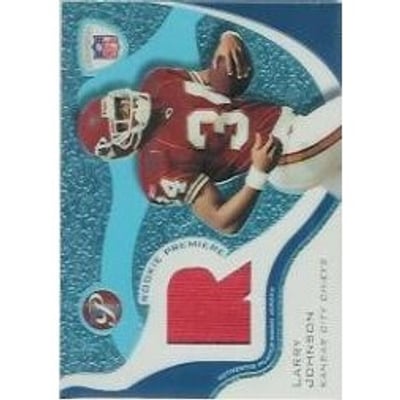 2003 Topps Pristine Rookie Premiere Jerseys #RPRLJ Larry Johnson D
