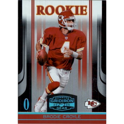 2006 Donruss Gridiron Gear Platinum Holofoil O's #115 Brodie Croyle