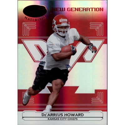 2006 Leaf Certified Materials Mirror Red #164 De'Arrius Howard