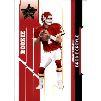 2006 Leaf Rookies and Stars Gold #202 Brodie Croyle