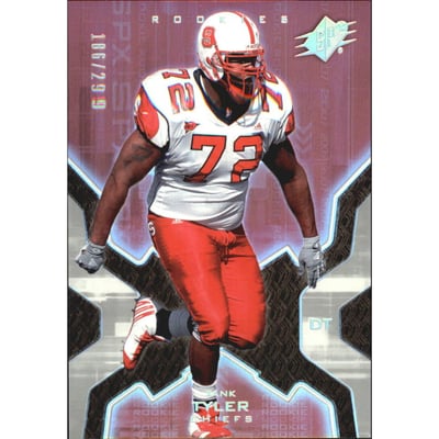 2007 SPx Silver Holofoil Rookies #125 Demarcus Tank Tyler