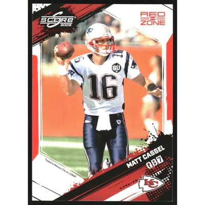 2009 Score Inscriptions Red Zone #143 Matt Cassel