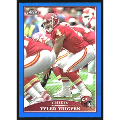 2009 Topps Chrome Blue Refractors #TC8 Tyler Thigpen