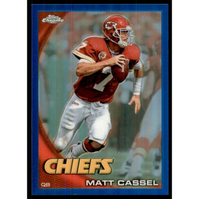 2010 Topps Chrome Blue Refractors #C211 Matt Cassel