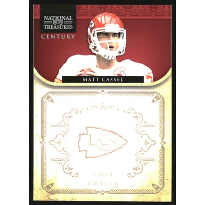 2011 Playoff National Treasures Century Silver #75 Matt Cassel