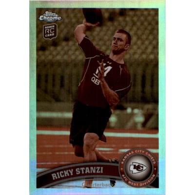 2011 Topps Chrome Sepia Refractors #53 Ricky Stanzi