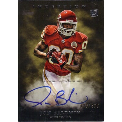 2011 Topps Inception #106 Jon Baldwin AU/500 RC