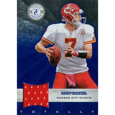 2011 Totally Certified Blue Materials #42 Matt Cassel/249