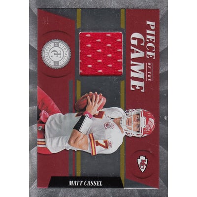 2011 Totally Certified Piece of the Game #24 Matt Cassel/149
