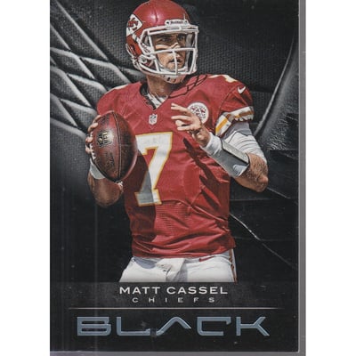 2012 Panini Black Platinum #98 Matt Cassel