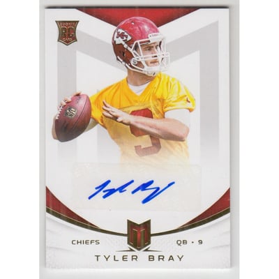 2013 Momentum Rookie Signatures Gold #193 Tyler Bray/25