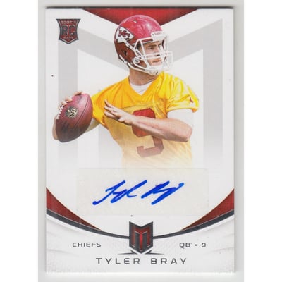 2013 Momentum Rookie Signatures Silver #193 Tyler Bray/49