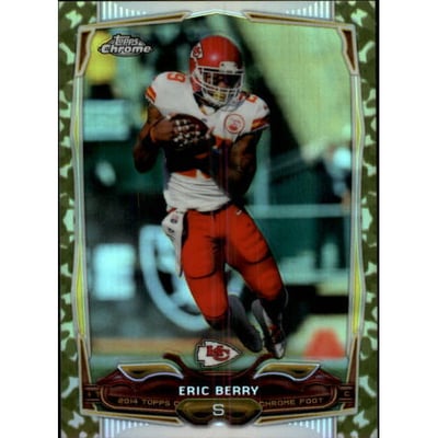 2014 Topps Chrome Mini Camo Refractors #44 Eric Berry