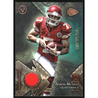 2014 Topps Valor Rookie Relics Discipline #VRRAM Aaron Murray