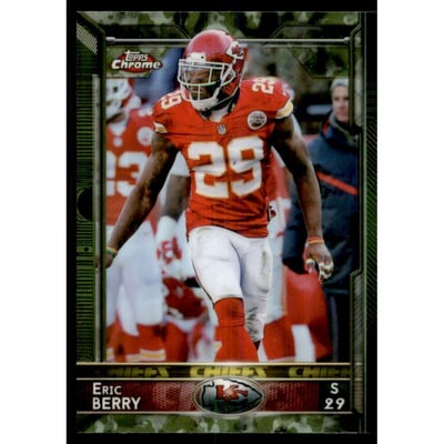 2015 Topps Chrome Mini Camo Refractors #71 Eric Berry