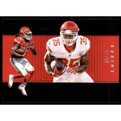 2016 Panini Clear Vision Clear Heirs Red #3 Jamaal Charles/Charcandrick West