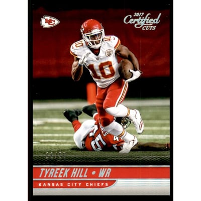 2017 Certified Cuts Silver #68 Tyreek Hill