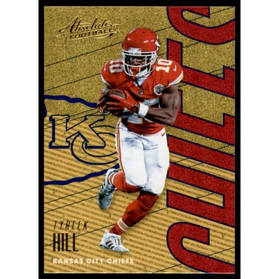 2018 Absolute Spectrum Blue #50 Tyreek Hill