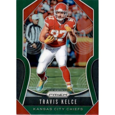 2019 Panini Prizm Prizms Green #209 Travis Kelce