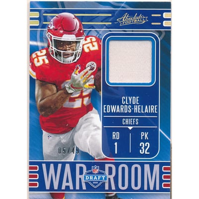2020 Absolute War Room Materials Prime #WM11 Clyde Edwards-Helaire
