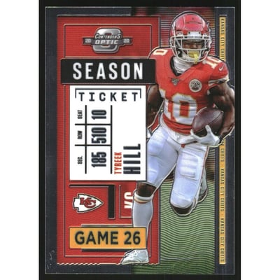 2020 Panini Contenders Optic #30 Tyreek Hill