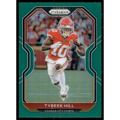 2020 Panini Prizm Prizms Green #120 Tyreek Hill