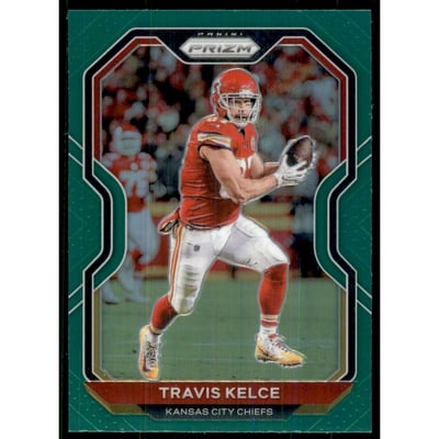 2020 Panini Prizm Prizms Green #122 Travis Kelce