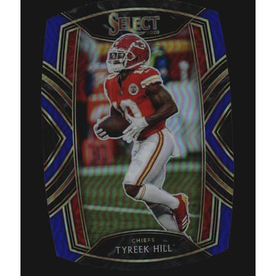 2020 Select Prizm Blue Die Cut #223 Tyreek Hill