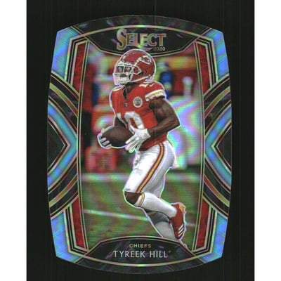 2020 Select Prizm Light Blue Die Cut #223 Tyreek Hill