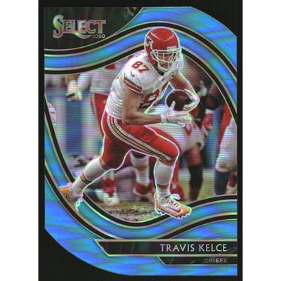 2020 Select Prizm Light Blue Die Cut #325 Travis Kelce
