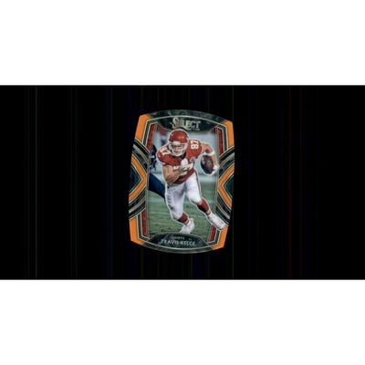 2020 Select Prizm Orange Die Cut #225 Travis Kelce